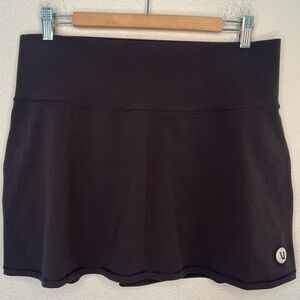 Vuori Black Athletic Skort